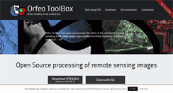Desktop Screenshot of orfeo-toolbox.org